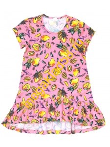 Платье ПК-007-1 , кулирка LTL, р.р. 122-146 (5 шт/уп) Mango/розовый